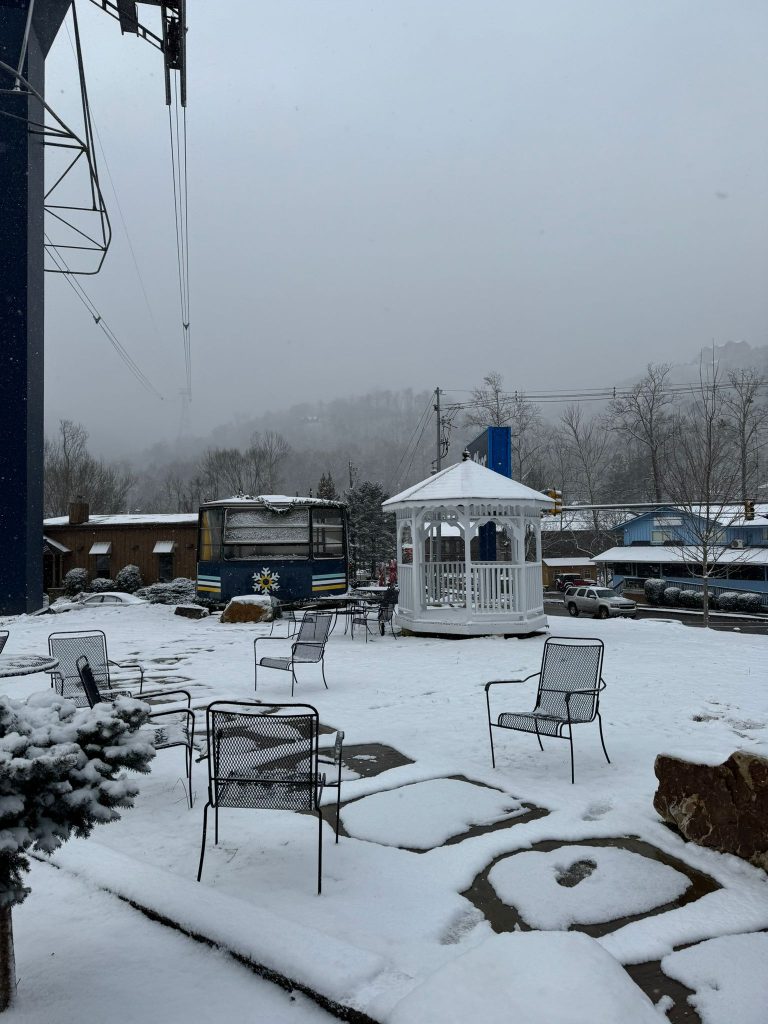 Neve em Gatlingburg